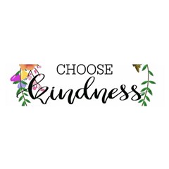 Choose Kidness Satin Scarf (oblong) by SweetLittlePrint