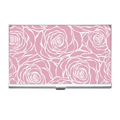 Pink Peonies Business Card Holders by NouveauDesign