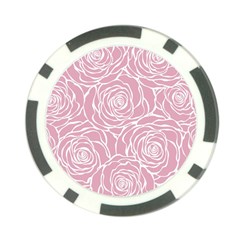 Pink Peonies Poker Chip Card Guard (10 Pack) by NouveauDesign