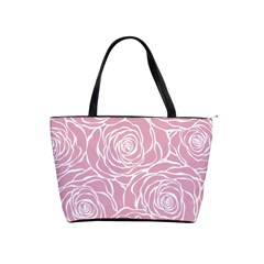 Pink Peonies Shoulder Handbags by NouveauDesign