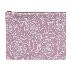 Pink Peonies Cosmetic Bag (xl) by NouveauDesign