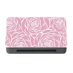 Pink Peonies Memory Card Reader With Cf by NouveauDesign