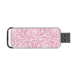 Pink Peonies Portable Usb Flash (two Sides) by NouveauDesign