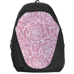 Pink Peonies Backpack Bag by NouveauDesign