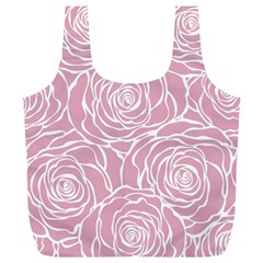 Pink Peonies Full Print Recycle Bags (l)  by NouveauDesign