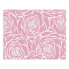 Pink Peonies Double Sided Flano Blanket (large)  by NouveauDesign