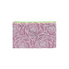 Pink Peonies Cosmetic Bag (xs) by NouveauDesign