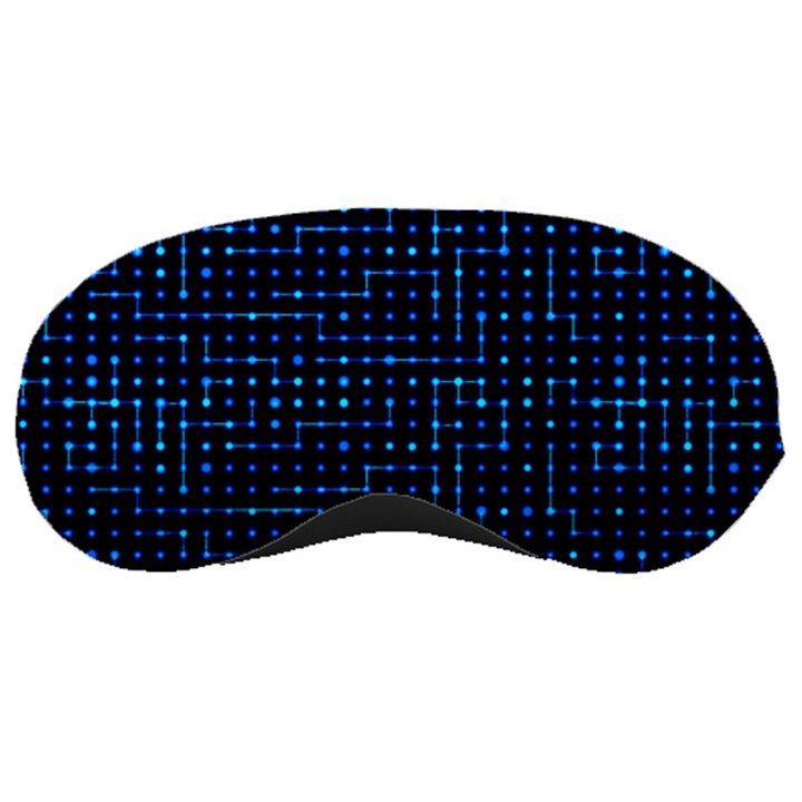 Sci Fi Tech Circuit Sleeping Masks