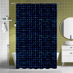 Sci Fi Tech Circuit Shower Curtain 48  X 72  (small)  by jumpercat