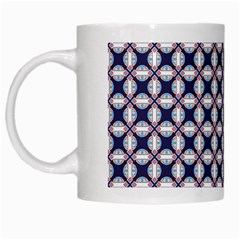 Kaleidoscope Tiles White Mugs by jumpercat