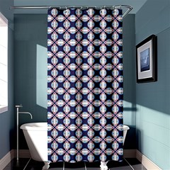 Kaleidoscope Tiles Shower Curtain 36  X 72  (stall)  by jumpercat