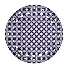 Kaleidoscope Tiles Ornament (round Filigree)