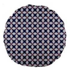 Kaleidoscope Tiles Large 18  Premium Round Cushions by jumpercat