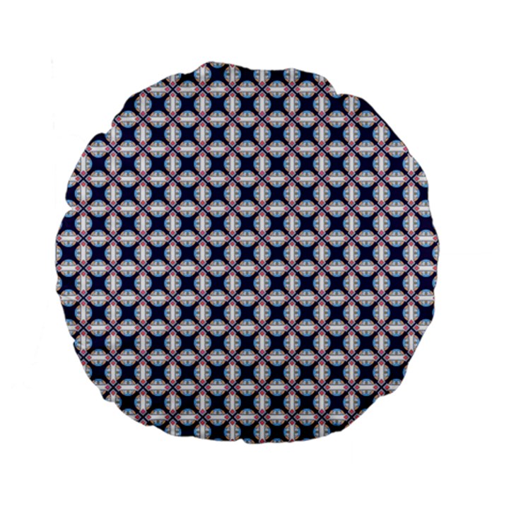 Kaleidoscope Tiles Standard 15  Premium Flano Round Cushions