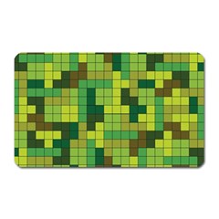 Tetris Camouflage Forest Magnet (rectangular) by jumpercat