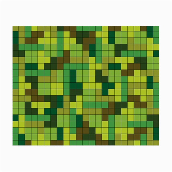 Tetris Camouflage Forest Small Glasses Cloth (2-Side)