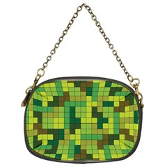 Tetris Camouflage Forest Chain Purses (one Side)  by jumpercat