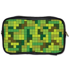 Tetris Camouflage Forest Toiletries Bags 2-side