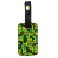 Tetris Camouflage Forest Luggage Tags (one Side)  by jumpercat