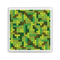 Tetris Camouflage Forest Memory Card Reader (square)  by jumpercat