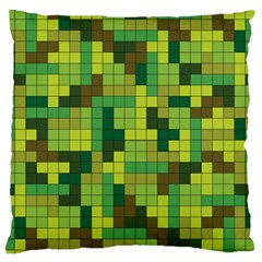 Tetris Camouflage Forest Standard Flano Cushion Case (one Side) by jumpercat