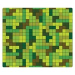 Tetris Camouflage Forest Double Sided Flano Blanket (Small)  50 x40  Blanket Front