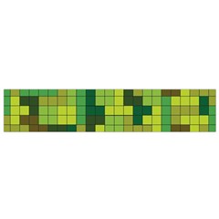 Tetris Camouflage Forest Small Flano Scarf by jumpercat