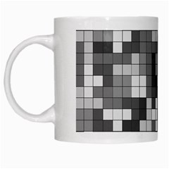 Tetris Camouflage Urban White Mugs by jumpercat