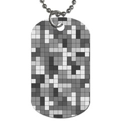 Tetris Camouflage Urban Dog Tag (one Side) by jumpercat