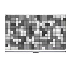 Tetris Camouflage Urban Business Card Holders by jumpercat