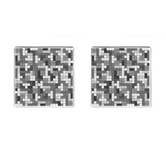 Tetris Camouflage Urban Cufflinks (square) by jumpercat