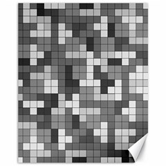 Tetris Camouflage Urban Canvas 11  X 14   by jumpercat