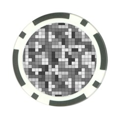 Tetris Camouflage Urban Poker Chip Card Guard by jumpercat