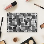 Tetris Camouflage Urban Cosmetic Bag (Medium)  Front