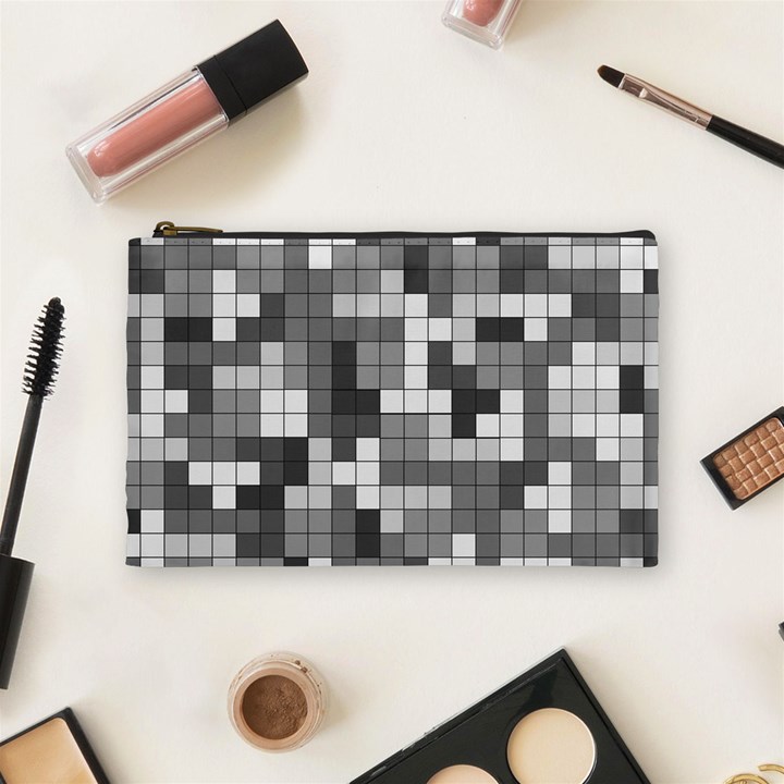 Tetris Camouflage Urban Cosmetic Bag (Medium) 