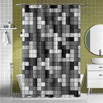 Tetris Camouflage Urban Shower Curtain 48  x 72  (Small)  Curtain(48  X 72 ) - 42.18 x64.8  Curtain(48  X 72 )