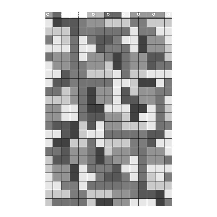 Tetris Camouflage Urban Shower Curtain 48  x 72  (Small) 