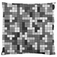 Tetris Camouflage Urban Large Cushion Case (one Side) by jumpercat