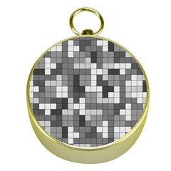 Tetris Camouflage Urban Gold Compasses by jumpercat