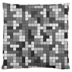 Tetris Camouflage Urban Large Flano Cushion Case (one Side) by jumpercat