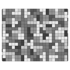 Tetris Camouflage Urban Double Sided Flano Blanket (medium)  by jumpercat