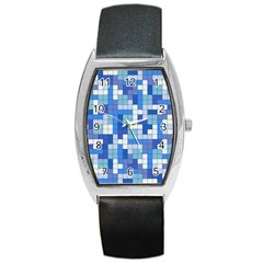 Tetris Camouflage Marine Barrel Style Metal Watch by jumpercat