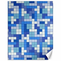 Tetris Camouflage Marine Canvas 12  X 16   by jumpercat