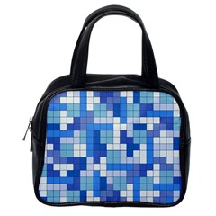 Tetris Camouflage Marine Classic Handbags (one Side) by jumpercat