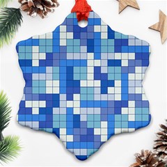 Tetris Camouflage Marine Ornament (snowflake) by jumpercat