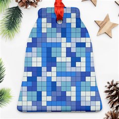 Tetris Camouflage Marine Bell Ornament (two Sides)