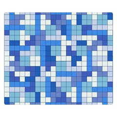 Tetris Camouflage Marine Double Sided Flano Blanket (small)  by jumpercat