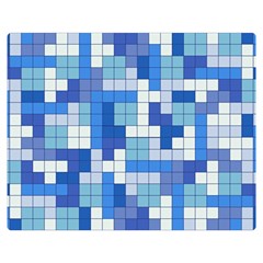 Tetris Camouflage Marine Double Sided Flano Blanket (medium)  by jumpercat