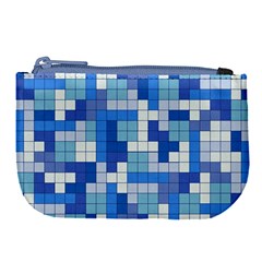 Tetris Camouflage Marine Large Coin Purse by jumpercat