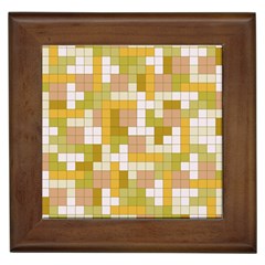 Tetris Camouflage Desert Framed Tiles by jumpercat